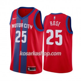 Dres Detroit Pistons Derrick Rose 25 Nike 2019-20 City Edition Swingman